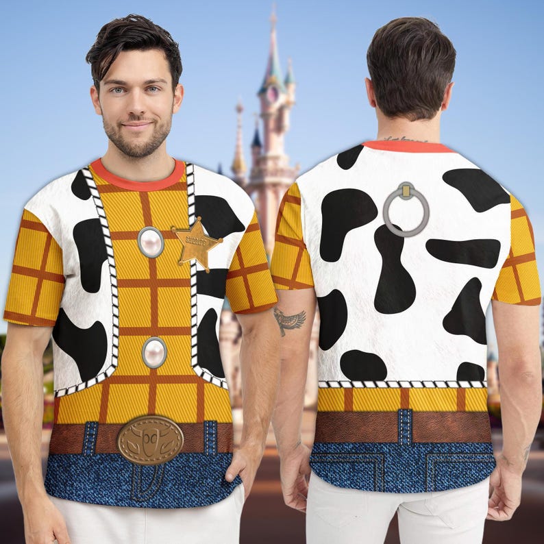 Toy Story Animated Characters Shirt, Toy Costume Cosplay 3D T-Shirt, Halloween Costume For Family Group T Shirt, Toy Shirt For Couple image 2
