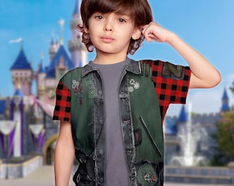 Disney Zed Necrodopolis 3D Hoodie T-Shirt, Zombies 4 Sweatshirt, Disney Zombies Costume T-Shirt, Zombies Zed Cosplay Costume Tee