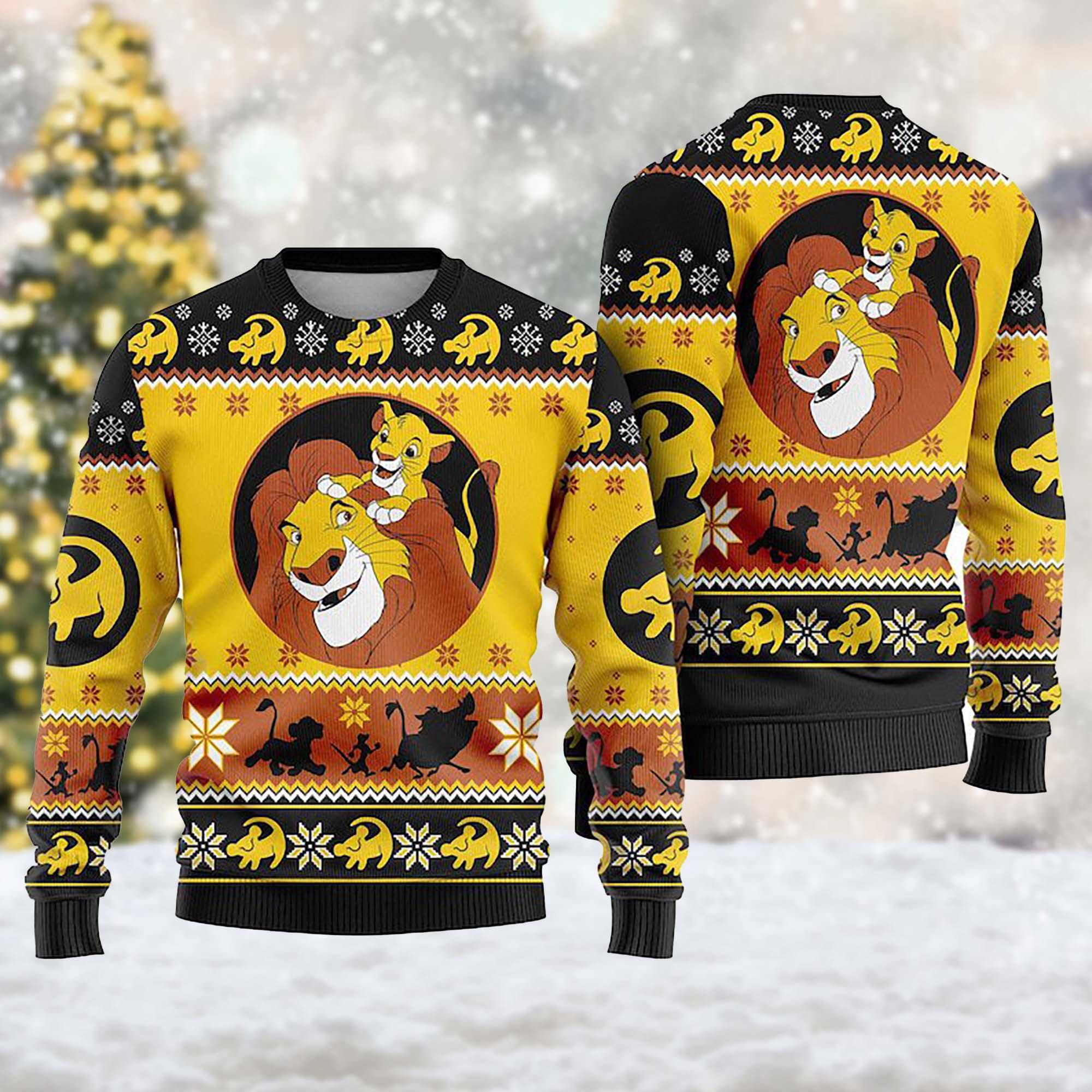 Lion king xmas jumper clearance
