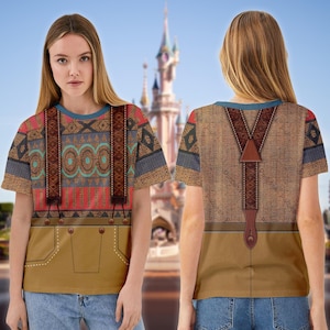 Oaken Frozen Costume Cosplay 3D T-Shirt, Halloween Costume Shirt For Men, Halloween Matching Family/Group All Over Print Shirt Bild 3