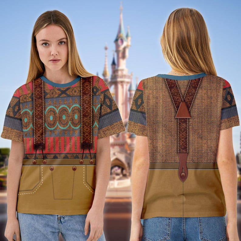Oaken Frozen Costume Cosplay 3D T-Shirt, Halloween Costume Shirt For Men, Halloween Matching Family/Group All Over Print Shirt Bild 3