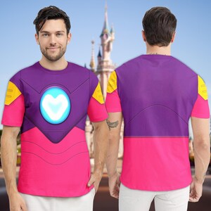 Marvel Iron Man and His Amazing Friends Costume T-shirt, Iron Heart Junior Disney Cosplay Costume, Halloween Costume Tee, Disneyland Outfit image 3
