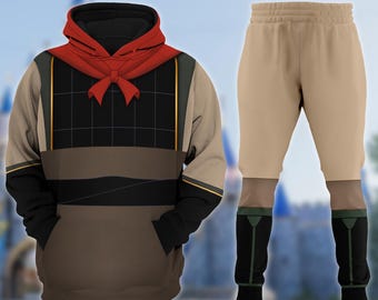 Li Shang Cosplay Costume, Disney Mulan Halloween Costume, Li Shang Hoodie Outfits, Disney Cosplay Matching Shirt, Disneybound Costume