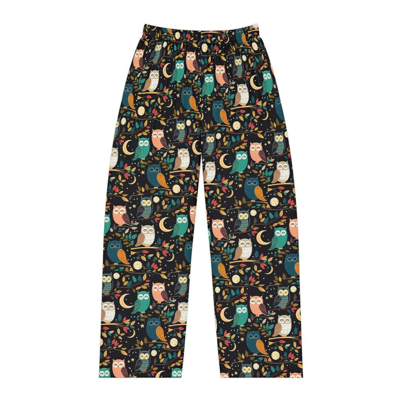 Cute Owl Pajama Pants, Owl Pajamas, Women's Sleepwear, Owl Pajama Print