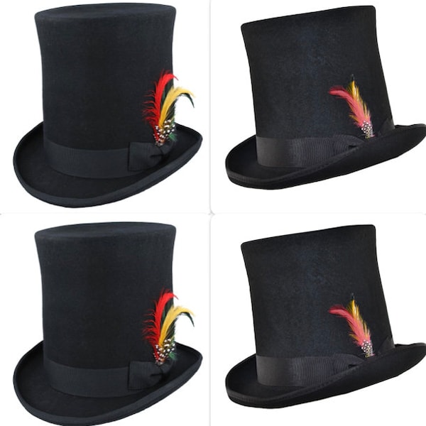 Black Stove Top Hat - Etsy