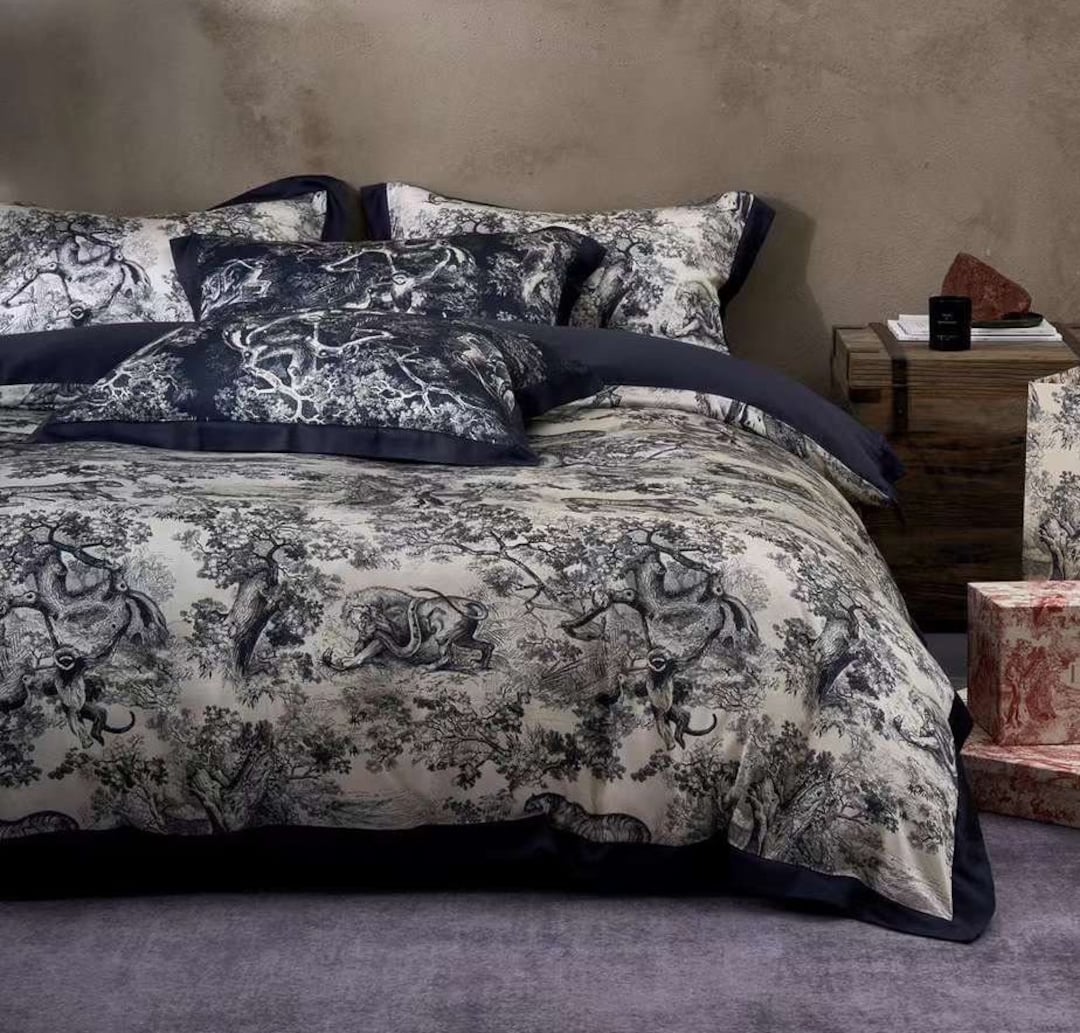Navy Blue Queen Bedding Set Included Hypoallergenic Comforter, Tencel