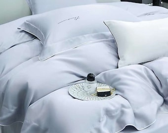 Queen Cotton Duvet Cover Comforter Set, Minimalist Bohemian Bedding