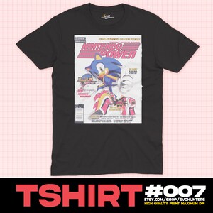 SONIC HEDGEHOG SHIRT Sonic Shadow Knuckles Tails Birthday Gift For Gamers and Collectors Retro High Quality Tshirt SvgHunters Shirt #007