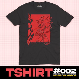 SONIC HEDGEHOG SHIRT Sonic Shadow Knuckles Tails Birthday Gift For Gamers and Collectors Retro High Quality Tshirt SvgHunters Shirt #002