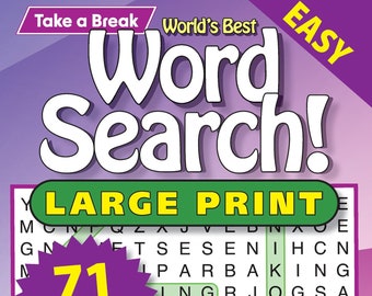 World's Best Word Search Large Print - Easy 71 Themed Puzzles!