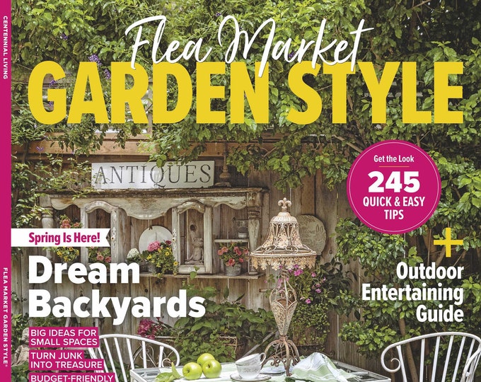 Flea Market Decor Cottage Home and Living Magazine Combo 5 Vintage