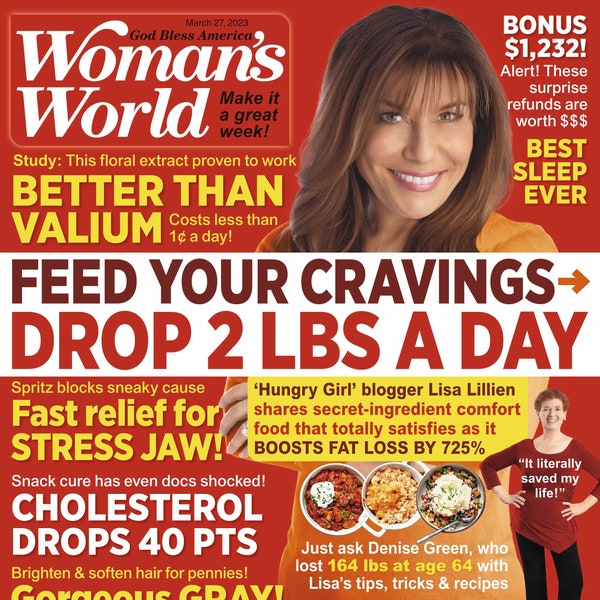 Woman's World - 03.27.23 Feed Your Cravings Drop 2 lbs a Day