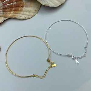 Echte echte reine massive 925 Sterling Silber Armband Armreifen, DIY Gold Armband Schmuckherstellung, Diy Accessoire Versorgung