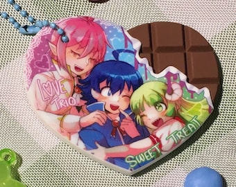 Welcome To Demon School Iruma-kun! - Love Trio PVC chocolate heart charm
