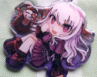 Gore Screaming Show - Glitter epoxy acrylic charm