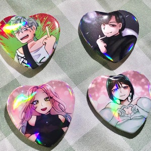 Alien Stage - Mizi, Sua, Ivan, Til Heart Badges