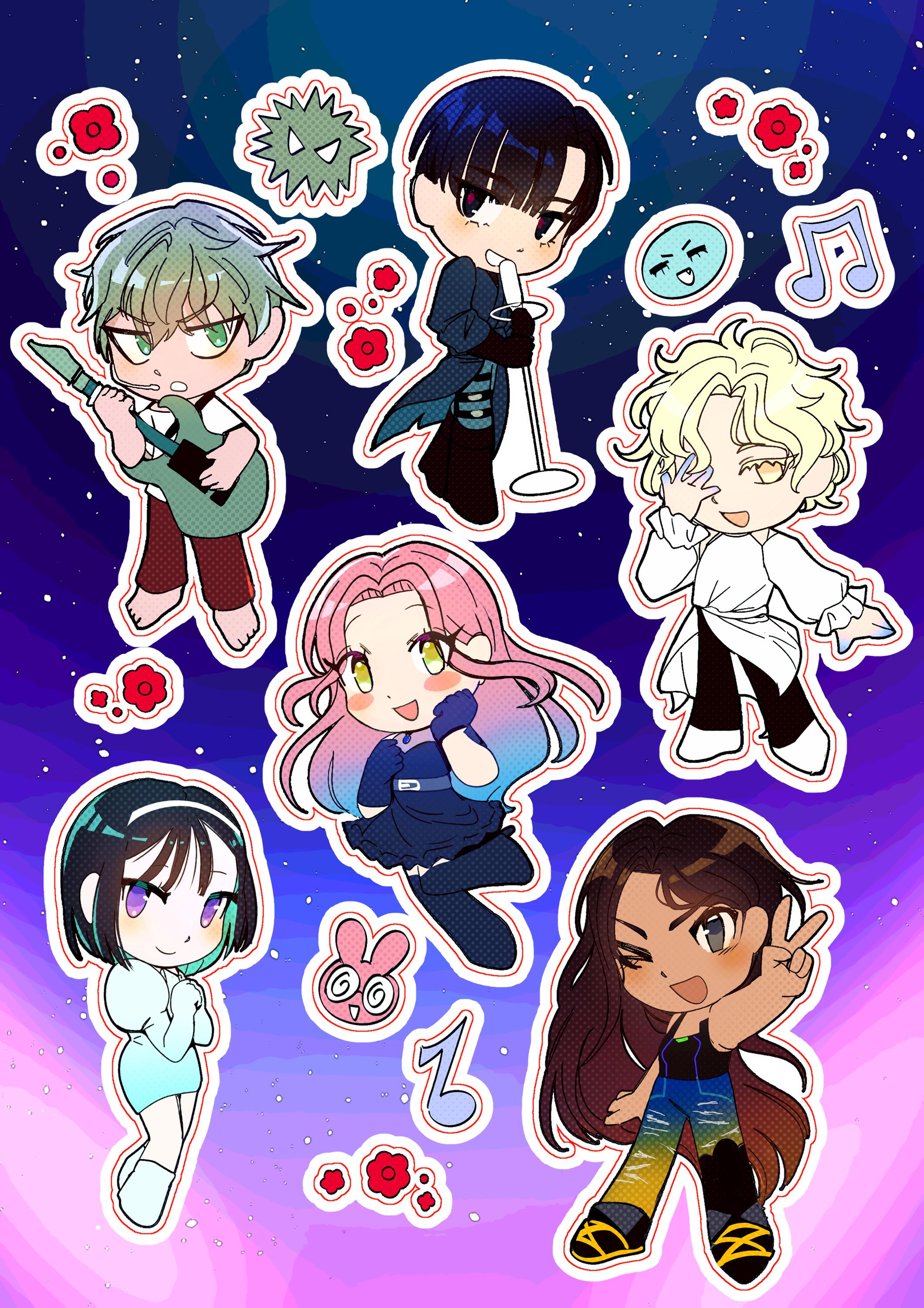 Alien Stage - A5 Sticker Sheet - Etsy