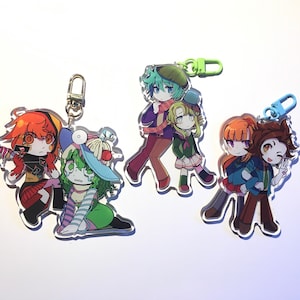 PREORDER Large Your Turn To Die charms - Kanna+Shin, Sara+Joe, Ranger+Safalin