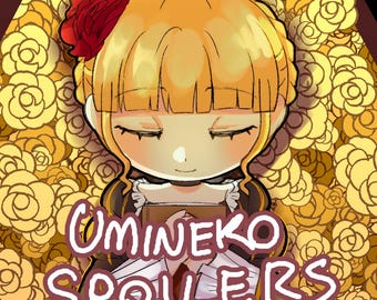 RESTOCK PREORDER Umineko Spoiler Hinged Wooden charm: Beatrice/Sayo
