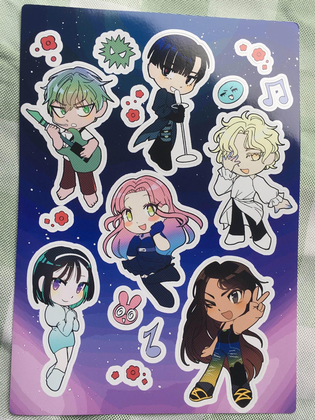 Alien Stage - A5 Sticker Sheet - Etsy