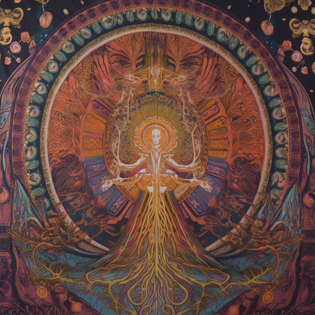 Eldritch Spiritual Wall Art Tapestry, Bedroom Wall Decor, Wall Hanging