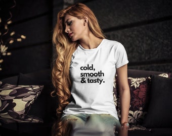 Camiseta unissex legal, suave e saborosa