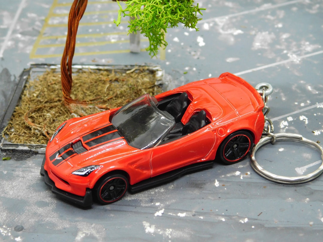 Corvette C7 Z06 Convertible Keychain Car Keychain Pendant Etsy
