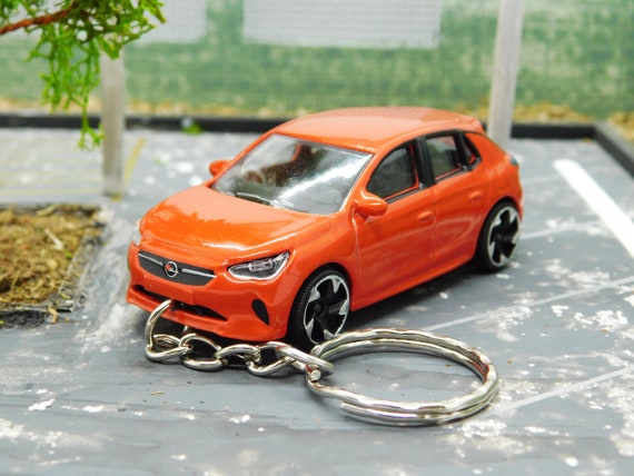 Opel Corsa Orange Keychain, Car Keychain , Pendant, Gift, We Ship