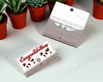 Laser cut money envelope SVG file, wedding gift envelope, birthday money holder, gift box laser cutting design, digital download