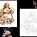 30 Funny Crazy Snowmen Coloring Page With Guidelines: A - Etsy
