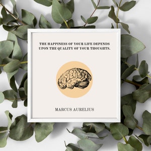 Marcus Aurelius Quote Poster Print, Stoic Poster, Stoic Prints, Stoic Art, Stoicism Poster, Stoic Gifts, Philosophy Poster, Daily Stoic