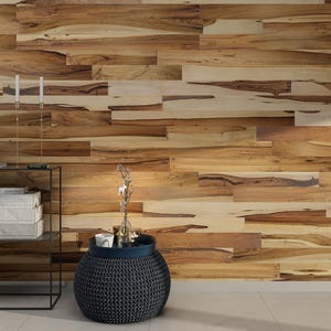 Wood Wall Planks DIY ll Guayubira