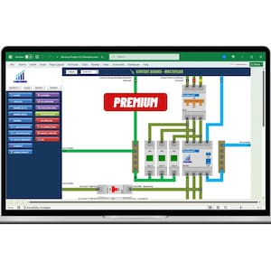 Electrical Projects Excel Sheet - Civil and Industrial Projects Automatic Development (English Version)