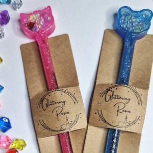 Bolígrafo para niños, bolígrafo de resina con purpurina, divertido regalo, regalo personalizado para niños, bolígrafo con purpurina para escribir, regalo con purpurina