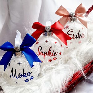 Personalized Christmas Bauble: Handmade Shatterproof Ornament