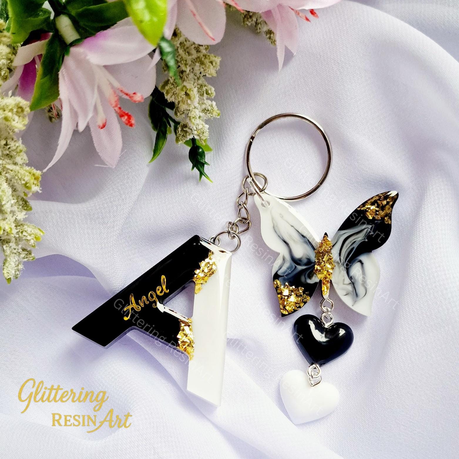 Llavero Personalizado Con Mariposa, Llavero Grabado, Llavero Personalizado, Regalo Para Mujeres Y Niñas, Regalo, 1 Nombre