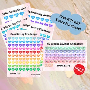 Spar-Challenge, Münzsparen, Spar-Challenge, Budget-Aufkleber, Cash-Füllung