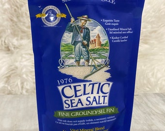 1 LB Celtic Sea Salt fine ground/sel fin