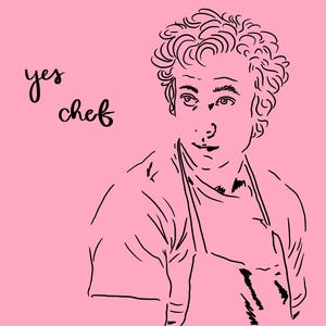 The Bear &quot;Yes Chef&quot; Carmy Art Print -- Digital Download