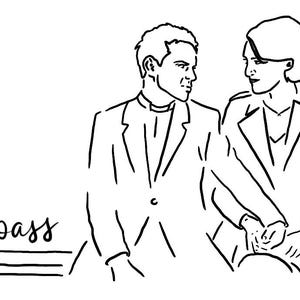 Fleabag and Hot Priest "It'll Pass" Art Print -- Digital Download