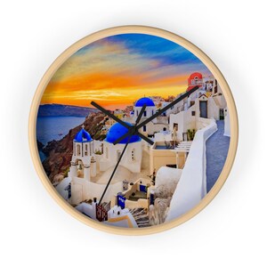 Horloge murale design graphique, décoration d'intérieur unique, horloge moderne, horloge à thème géographique, décoration de bureau, horloge carte du monde