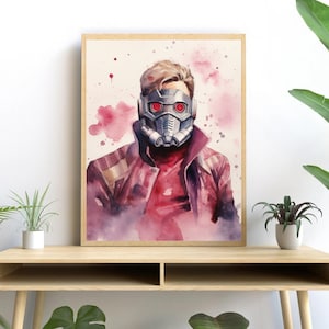 Posters Decor Star-Lord digital superhero