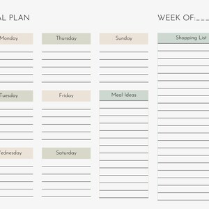 Weekly Meal Planner
