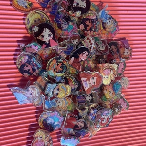 30 pc mini acrylic charms