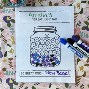 Reward Chart for Kids, 30 Rewards Version, Printable | Customize ...