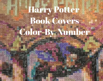 Wizarding World Color by Number: HP Book Cover Art (PDF Pattern)