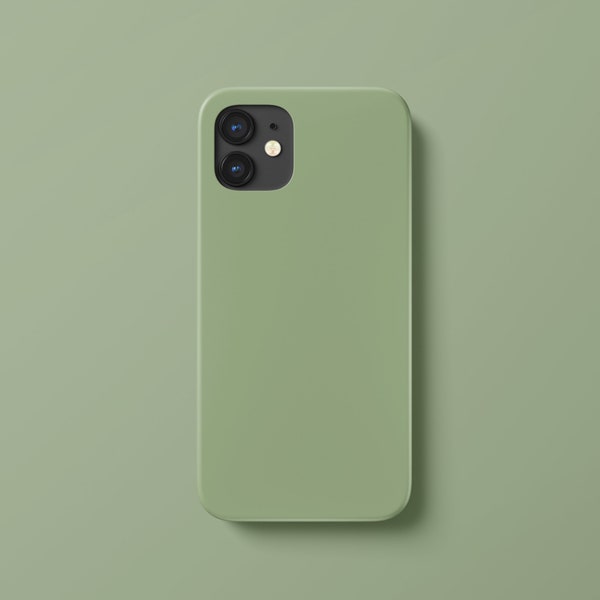 SAGE Pastel Green Phone Case Pale Mint Cover for iPhone 15, 14, 13, 12, 11, Google Pixel 8, 8Pro, 7A, 6A,Samsung Galaxy S23,S22,A54