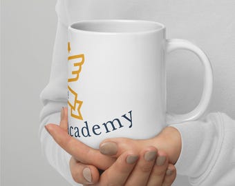 Pilot Coffee Mug, Aviation Gift Mug, Ace Pilot Academy Ceramic Cup, Airplane Lover Mug, Aviator Gift for Coffee Lovers, Pilot Gift