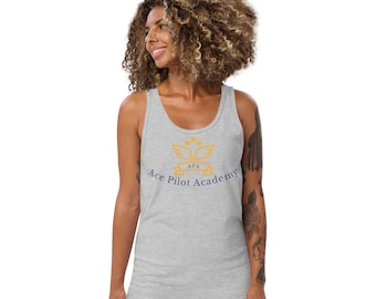 Aviation Tank Top, Pilot Gym Shirt, Ace Pilot Academy Muscle Tank, Airplane Lover Workout Top, Aviator Sleeveless Tee, Pilot Gift