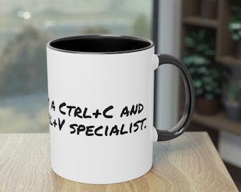 Strg C Strg V Spezialisten Tasse - Software Entwickler Geschenk